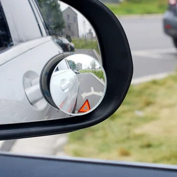 1 пара Автомобильных Круглых Выпуклых зеркал Слепой зоны Для Mitsubishi Asx Lancer 10 Outlander EX Pajero Sport Eclipse Carisma Galant Grandis