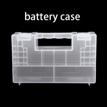 1 шт. высококачественный чехол для хранения батареек Портативный Жесткий пластиковый ящик для хранения батареек AA AAA C Подходит для домашнего офиса