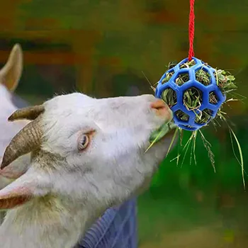 1 шт. Игрушка-мяч для кормления коз, Поло-кормушка для сена, Подвесная игрушка-мяч для кормления лошадей