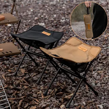 1 шт. Сверхлегкий Портативный походный стул из ткани Оксфорд, прочный для пикника, барбекю, путешествий, походов, уличной складной мебели