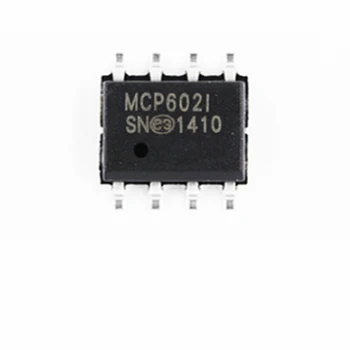 10 шт./лот MCP602-I/SN SOP-8 MCP602I/SN Операционные усилители CMOS с одним источником питания от 2,7 В до 6,0 В