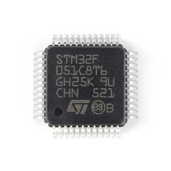 10 шт./лот STM32F051C8T6 микроконтроллеры ARM LQFP-48 -32-разрядный микроконтроллер ARM Cortex M0 64 Кбайт 2.0 - 3.6В