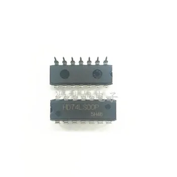10 шт./лот Логическая схема HD74LS00P HD74LS00, четырехъядерный 2-входной NAND, LS-TTL, 14-контактный, Пластик, DIP