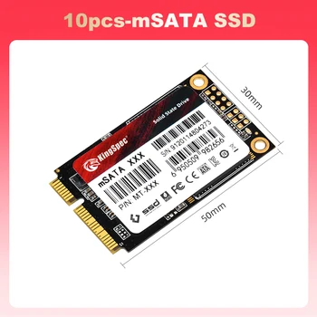10шт KingSpec SSD mSATA 120gb 240gb Mini SATA Drive SATA3 Внутренний Жесткий Диск Твердотельные Накопители HD для Настольных Мини-ПК EMMC