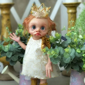 17-дюймовый набор кукол-Реборнов Tinky Fairy Doll Небольшого размера Bebe Dolls Реалистичные Мягкие Неокрашенные Незаконченные детали для кукол