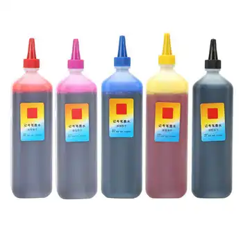 1шт Цветной Масляный Маркер для заправки чернил Цветная Перманентная ручка для постера, Пополняющая жидкость, Принадлежности для художественных промыслов, Маркер, пополняющий жидкость