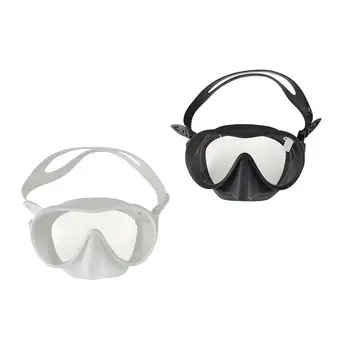 2 шт. Очки для подводного плавания с маской и трубкой для подводного плавания с крышкой для носа, Противотуманные стеклянные линзы, стекло для занятий спортом