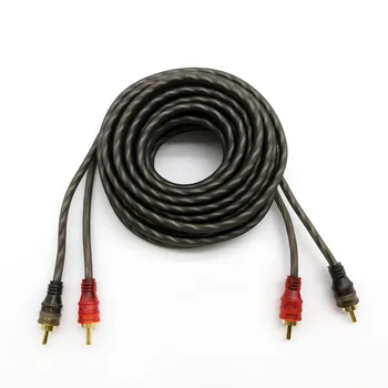 2017 Новый RCA Phono Y-разветвитель, кабель-адаптер, автомобильный аудио кабель длиной 5 м, провод