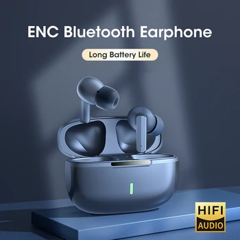 2023 ENC Bluetooth Наушники Беспроводные Наушники С Интеллектуальным Шумоподавлением TWS Наушники HiFi Стерео Беспроводная Гарнитура Для Игровых Видов Спорта