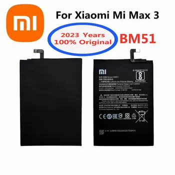 2023 Года 100% Оригинальный Xiaomi BM51 5500 мАч Аккумулятор Для Xiaomi Mi Max 3 Max3 Batterie Bateria Аккумуляторный Смартфон