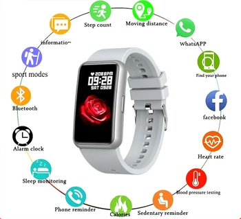 2023 Новый Полносенсорный Монитор Артериального Давления Фитнес-Трекер Спортивные Смарт-Часы H06 Smart Watch Женские Для Apple Xiaomi Huawei