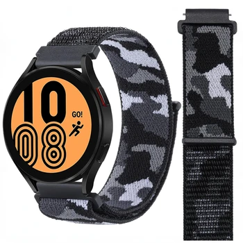 22 мм 20 мм нейлоновый ремешок для Samsung Galaxy watch 3 4 5 Huawei watch GT GT2/3 Pro Спортивные часы дышащий браслет Для Amazfit GTR