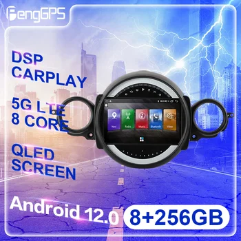256 ГБ Android 12,0 автомагнитола для BMW Mini 2007 2008 2009 - 2015 Мультимедийный радио Стерео плеер GPS Навигация Авто 2 din Без DVD