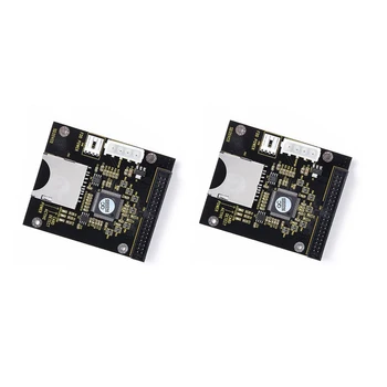 2X Карта преобразования SD в 3,5 дюйма IDE 40 Pin IDE SD Card Adapter SSD Embedded Storage Adapter Card IDE Expansion Card