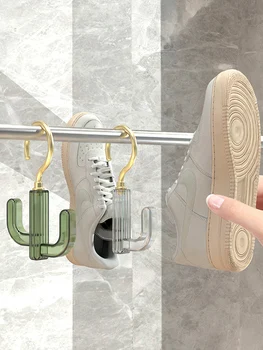 360 Вращающихся крючков-вешалок, экономящих пространство, вешалка для сумок, обуви, ремня, галстука, шарфа, подвесной держатель для шкафа, органайзер для хранения в шкафу