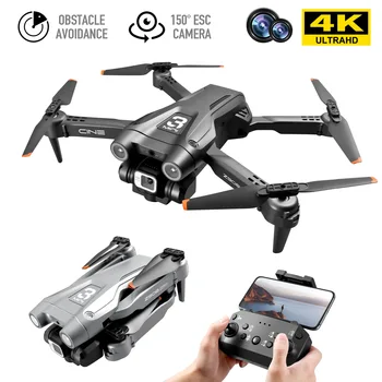 4K HD Z908 Pro Drone Профессиональный ESC Двойная камера Оптическая Локализация потока 2.4 G WiFi Квадрокоптер для обхода препятствий 2022 Новая игрушка