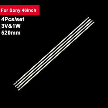 4шт 520 мм Полосы Подсветки Телевизора Для Sony 46 дюймов 54 Лампы RUNTK4337TP KDL-46EX700 KDL-46NX700