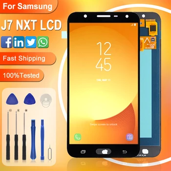 5,5-Дюймовый Дисплей J7 Nxt Для Samsung Galaxy J701 LCD С Сенсорным Цифрователем J701M J7 Neo В Сборе С Инструментами Бесплатная Доставка