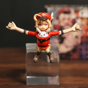 5,5 см Фигурка из ПВХ Genshin Impact Mini Klee Коллекционная модель Куклы Настольная игрушка