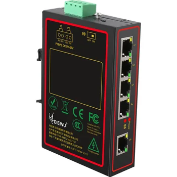 5-Портовый Промышленный Сетевой контроллер быстрого переключения Ethernet 10/100 М TXI173 Поддерживает Автоматическую функцию MDI-MDIX RJ45