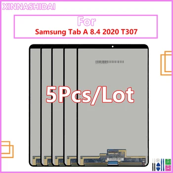 5 шт./лот для Samsung Tab A 8.4 2020 SM-T307U T307 T307U SM-T307 ЖК-дисплей с сенсорным экраном, Дигитайзер в сборе, Замена
