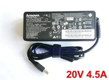 90 Вт 20 В 4.5A 4500mA Адаптер Переменного Тока Зарядное Устройство Для Ноутбука Lenovo Thinkpad E440 E540 E550 E460 T470s T470 T560 T570 E431 E450 E455 Z510