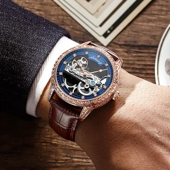 AILANG Новые мужские механические часы 2023 года, лучший бренд класса люкс, автоматические часы со скелетом, спортивные водонепроницаемые часы для мужчин relogio masculino