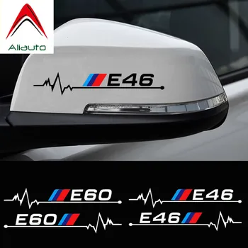Aliauto 2 X Автомобильные Наклейки на Зеркало Заднего Вида и Термоаппликации Аксессуары для BMW E30 E34 E36 E39 E46 E60 E61 E87 E90 E83 F10 F20 F21 F30 F35
