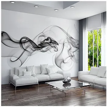 beibehang Пользовательские обои 3D фреска фото облако дыма художественные абстрактные обои современная четверть дивана papel de parede обои
