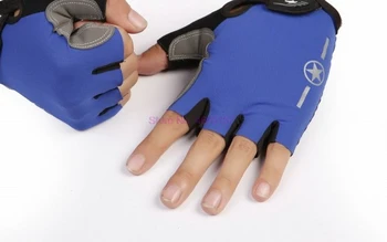 dhl или FedEx, 100 пар мягких спортивных перчаток на половину пальца, губчатая прокладка, дышащие перчатки для езды на велосипеде и скалолазания Star