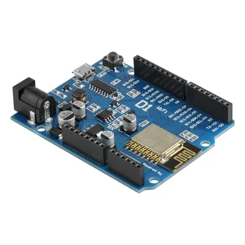 ESP-12E WiFi Development Board На базе WeMos D1 UNO R3 CH340 CH340G ESP8266 Shield Умная Электронная Печатная плата для Arduino, Совместимая IDE
