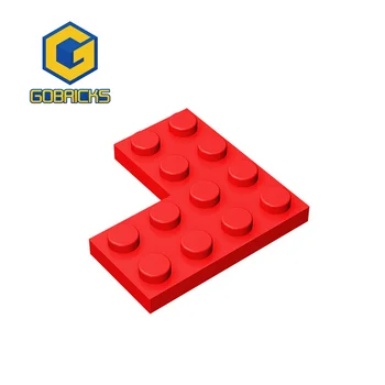 Gobricks GDS-696 592 PcsMOC Пластина для изготовления кирпичных деталей 2X4X4 - 4x4 Угловая пластина, Совместимая С 2639 Сборными Строительными Блоками