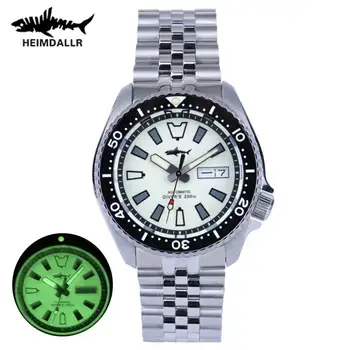 HEIMDALLR Sharkey SKX007 Мужские Дайверские часы с сапфировым стеклом, Светящиеся 200 м, Водонепроницаемые, Японский механизм NH36A, Механические Часы