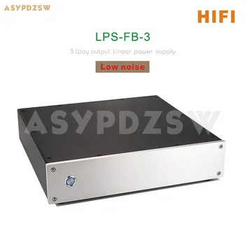 HIFI LPS-FB 3-полосный полностью дискретный MOS Малошумящий линейный источник питания постоянного тока 12V + 12V + 12V 2A