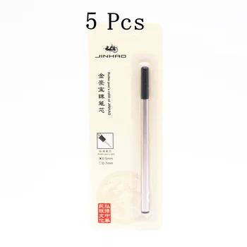 Jinhao 5pcs Ink Black Luxury card Усовершенствованная ручка-роллер для заправки чернил Новая