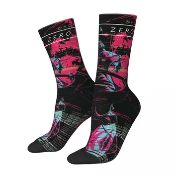 Katana Zero Вариант 2 Носки с контрастным цветом на плакате, Компрессионные носки, Забавная новинка, Винтажный чулок R347 с графическим рисунком