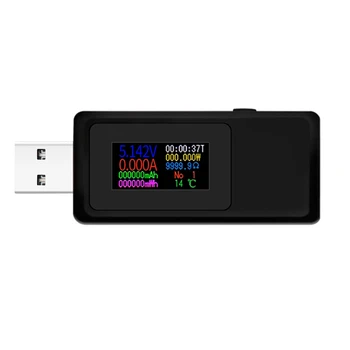 KWS-MX19 USB Тестер Постоянного тока 4V-30V 0-5A Детектор Текущего Напряжения, Амперметр Мощности, Цифровой Монитор Зарядного Устройства-Черный