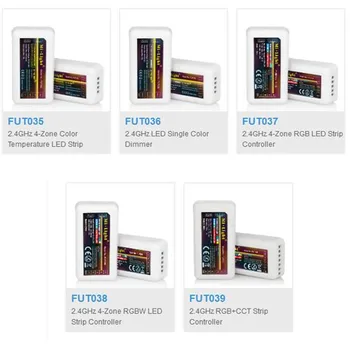 Miboxer 2.4G RF FUT037 FUT038 FUT039 Светодиодный RGB Контроллер FUT035 FUT036 Диммер Для Одноцветного CCT RGBW RGB + CCT Strip Tape Light