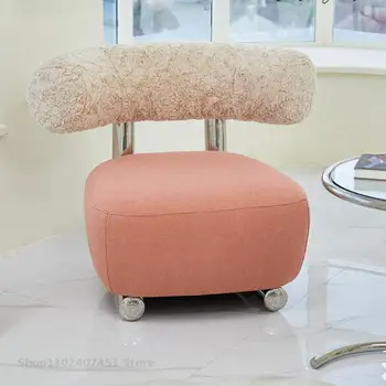 Nordic light роскошный креативный диван-кресло простое маленькое семейное кресло с откидной спинкой ins leisure single chair
