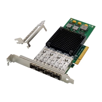 Pcle X8 BCM57840 4-Портовая Серверная Сетевая карта 10G SFP + Оптоволоконная Сетевая карта PCI-Express Ethernet Сетевая карта