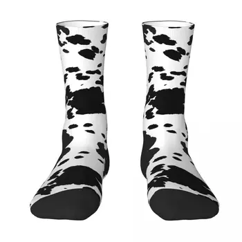 R336 Чулок с рисунком коровы ЛУЧШИЕ Компрессионные носки Humor Classic для рюкзака на шнурке