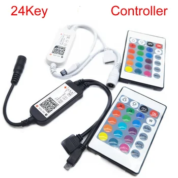 RGB RGBW Bluetooth-совместимый Светодиодный Контроллер USB /24 Клавиши/40 Клавиш ИК-Пульт Дистанционного Управления / приложение Для Управления Светодиодной Лентой RGB RGBW