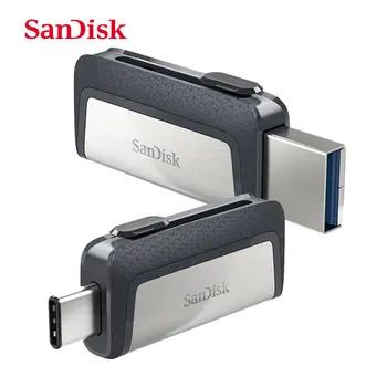 Sandisk SDDDC2 Extreme Type-C 256 ГБ 128 ГБ 64 ГБ Двойной OTG USB флэш-накопитель 32 ГБ Флеш-накопитель USB-накопитель Micro USB Flash Type C
