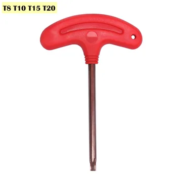 T8 T10 T15 T20 Отвертка Т-образный Гаечный ключ T10 T15 Torx Отвертки с Ручкой Инструмент Для ремонта Отвертка Гаечный Ключ Ручной Инструмент