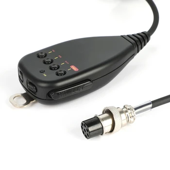 TM-241 8-контактный динамик для портативной рации, микрофон, радио PTT для Kenwood Radio TM-231, TM-241