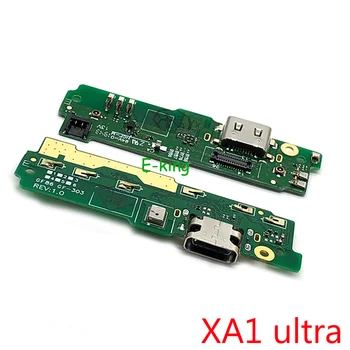 USB-Порт Зарядная Плата Для Sony Xperia XA1 Ultra G3221 G3212 G3223 G3226 USB-Порт Док-станции Для Зарядки Гибкий Кабель Запчасти Для Ремонта