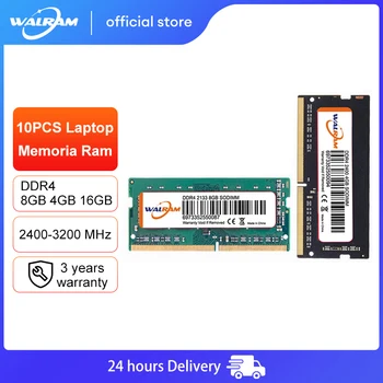 WALRAM memoria Оперативная память DDR4 8 ГБ 4 ГБ 16 ГБ 2400 МГц 2133-266 МГц sodimm ноутбук высокопроизводительная память для ноутбука 1.2 В 260PIN 3200 МГц