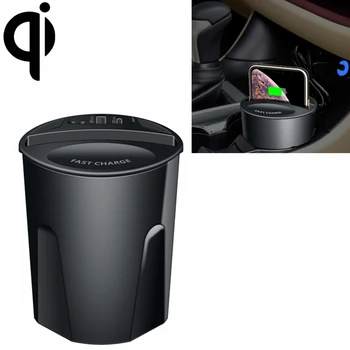 X9 Car QI Standard Charging Cup Беспроводное быстрое стабильное зарядное устройство с поддержкой беспроводной зарядки мощностью 10 Вт, 7,5 Вт, 5 Вт