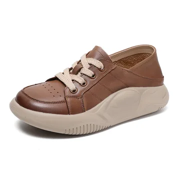 ZXRYXGS-Бестселлер, Высококачественная обувь из натуральной кожи, Комфортные Женские кроссовки на мягкой подошве, Трендовая обувь для весеннего темперамента 2023 года.