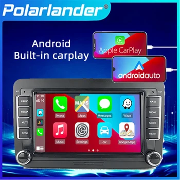 Авто Carplay GPS Радио 2 Din 7-дюймовая навигация Android Wi-Fi Bluetooth Зеркальная связь Поддержка автомобильного мультимедийного плеера Музыка FM Стерео